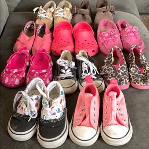 10 pairs of shoes for the price of 1.